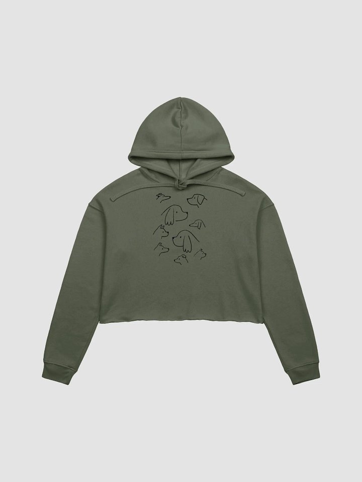 Pawsitively Dogs Crop Hoodie product image (2)