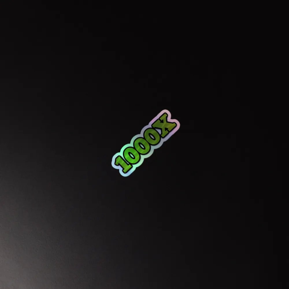 1000X HOLO STICKER product image (2)