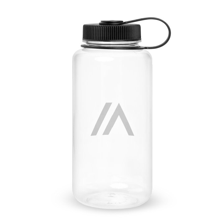 Wide Mouth Plastic Water Bottle - Clear product image (2)