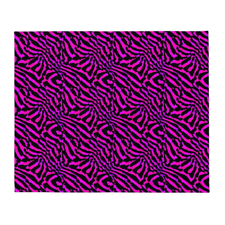 Purple Zebra Blanket product image (1)