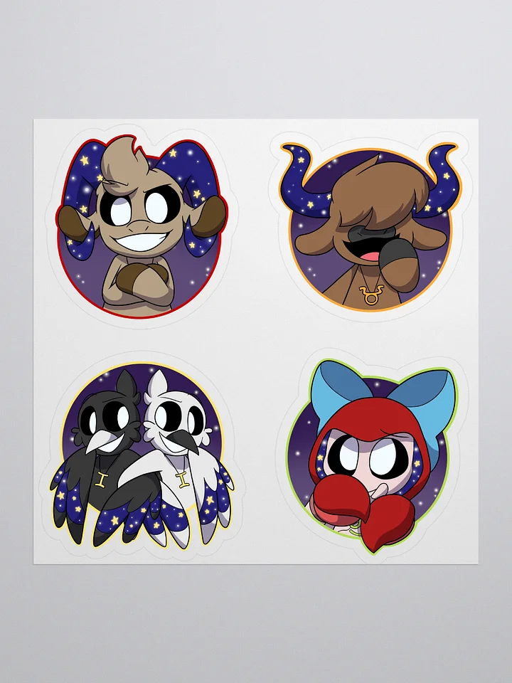 Zodiac Critters Sticker Set 1 product image (1)
