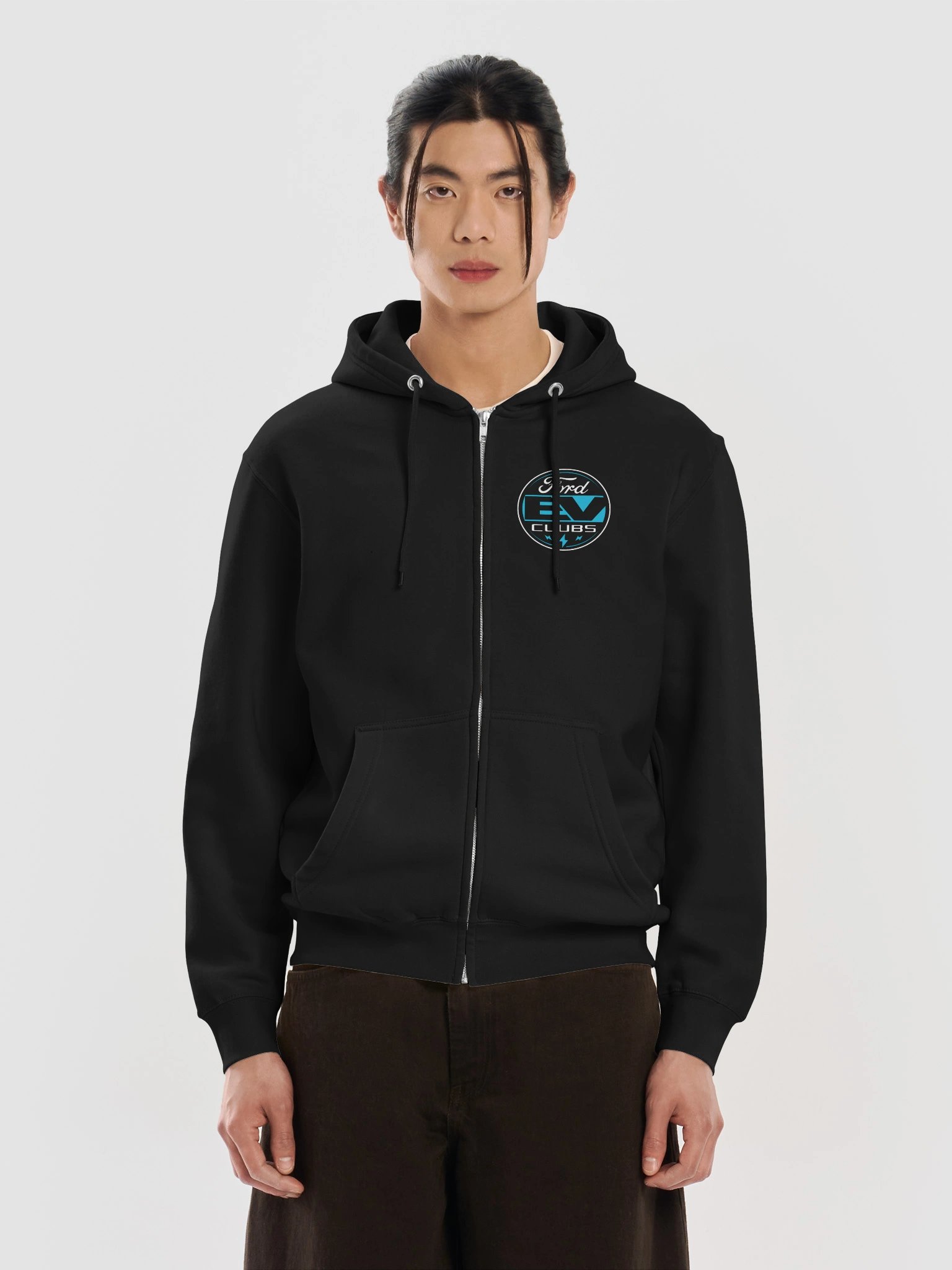 Ford EV Clubs Zip-Up Hoodie (Black) product image (5)