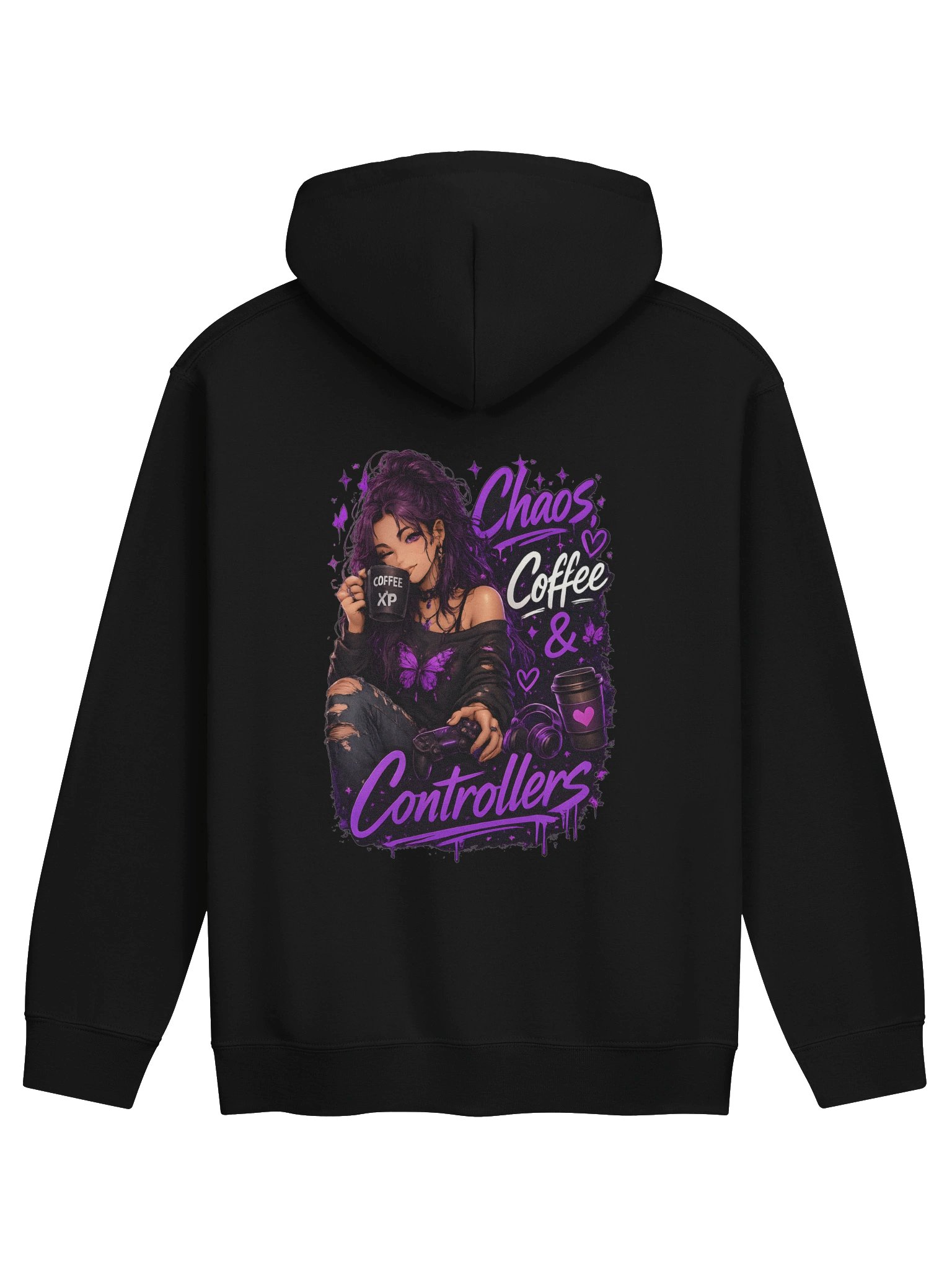 Chaos, Coffee & Controllers Hoodie product image (1)