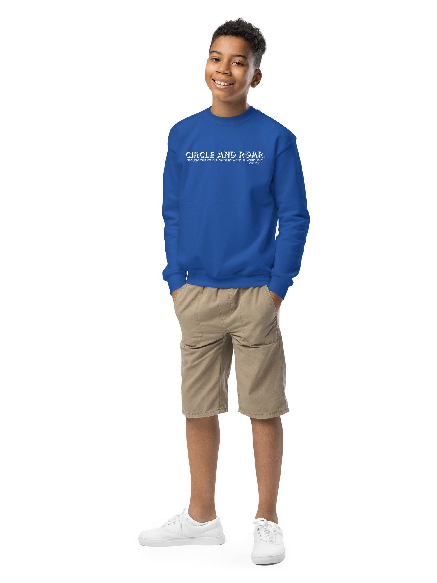 "Circle and Roar" Joshua 1:9 Youth Sweatshirt product image (5)