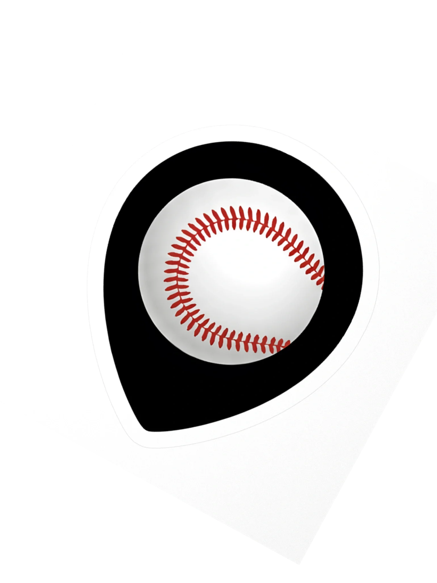 Icon Map Marker Sticker
