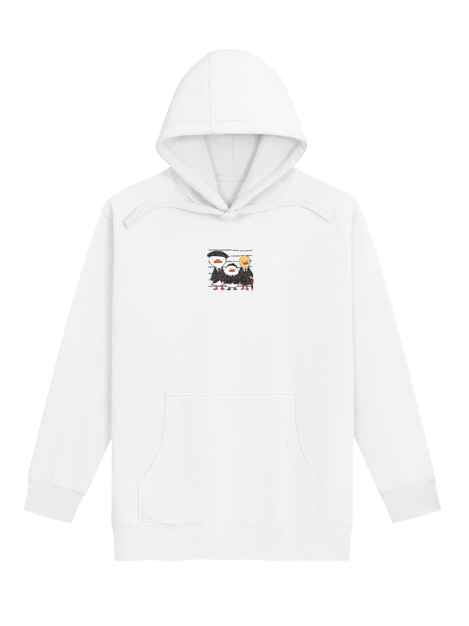 duck frenz - embroidered hoodie product image (1)