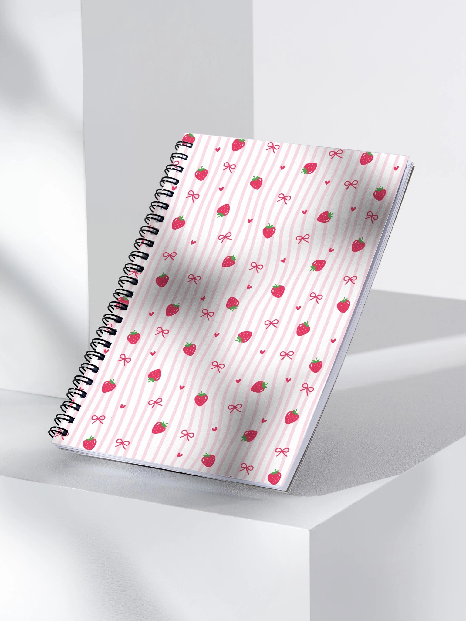 Sugarplum Strawberry Co. Spiral Dotted Journal/Notebook. product image (3)