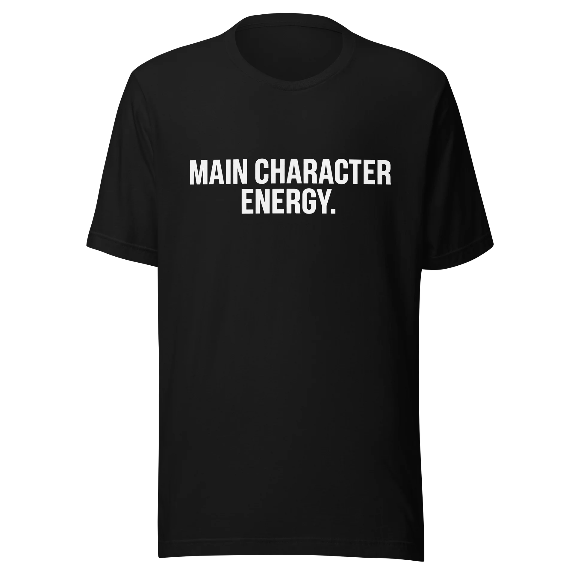 MAIN CHARACTER ENERGY. - Abstract White Tee product image (1)