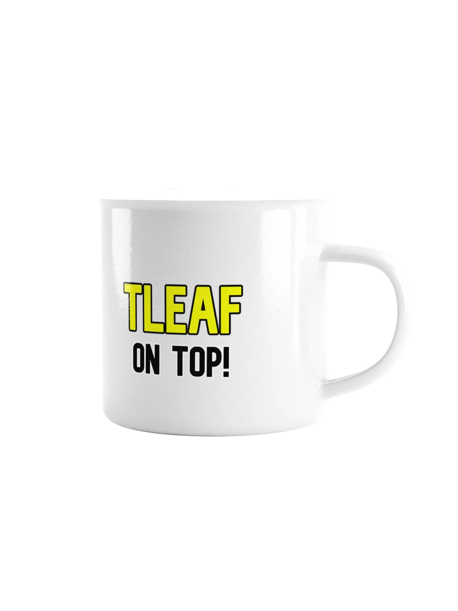 TLEAF On Top! Enamel mug product image (1)