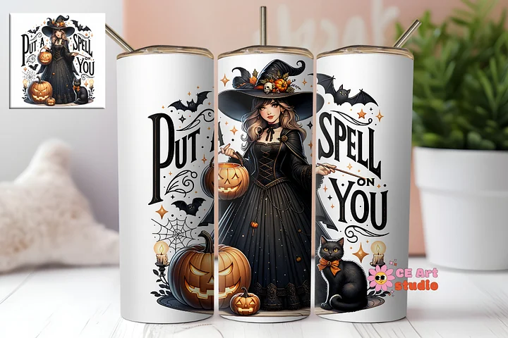 I Put A Spell On You Tumbler Wrap PNG product image (1)