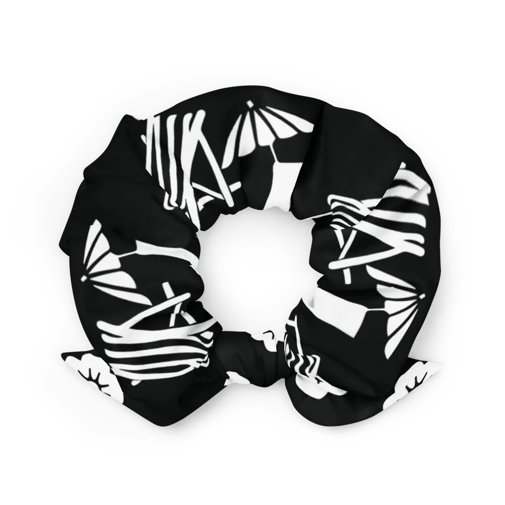 Monochrome Paradise Scrunchie product image (2)