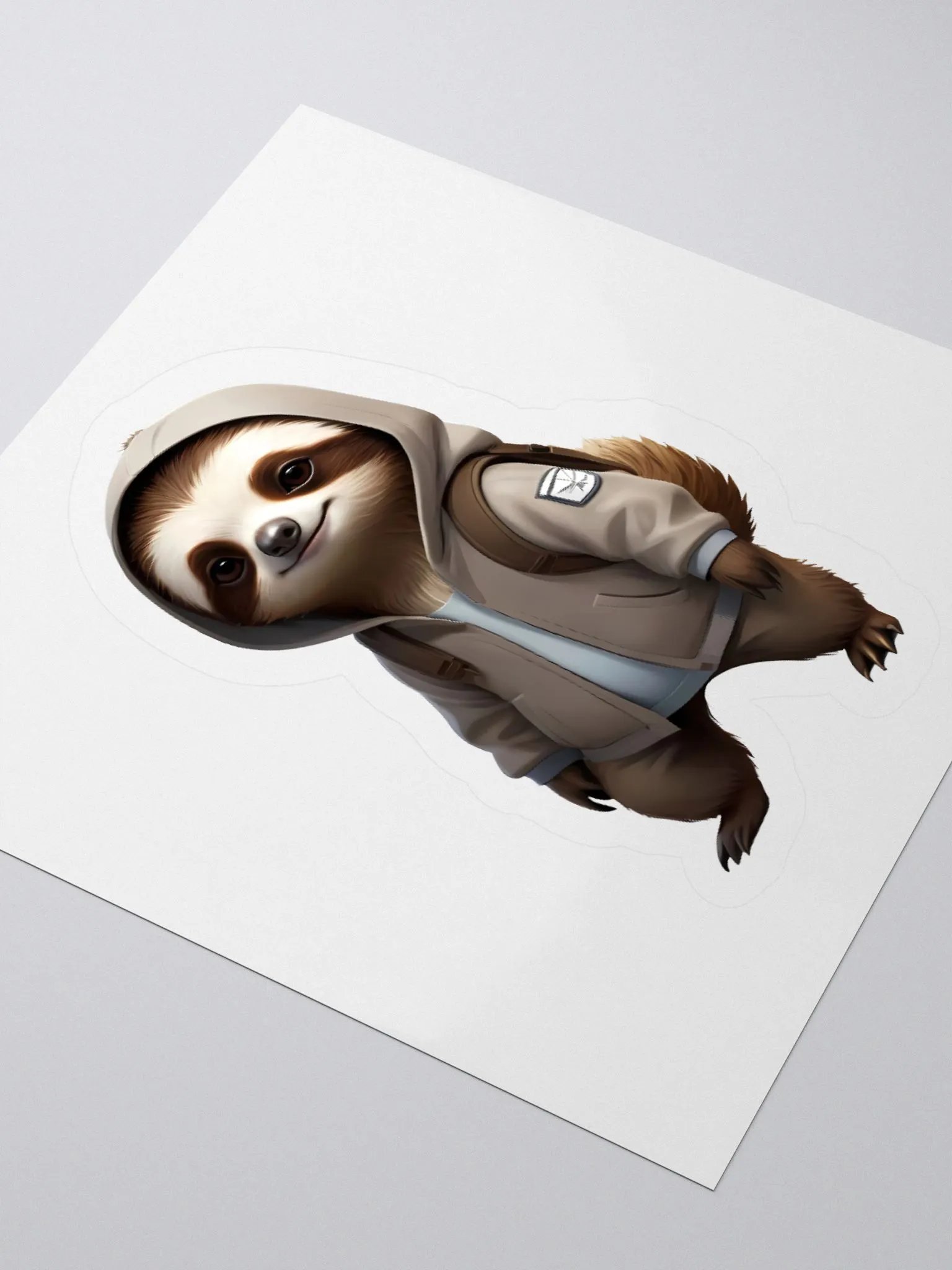 Cool and Adorable Sloth kiss-cut Sticker product image (5)