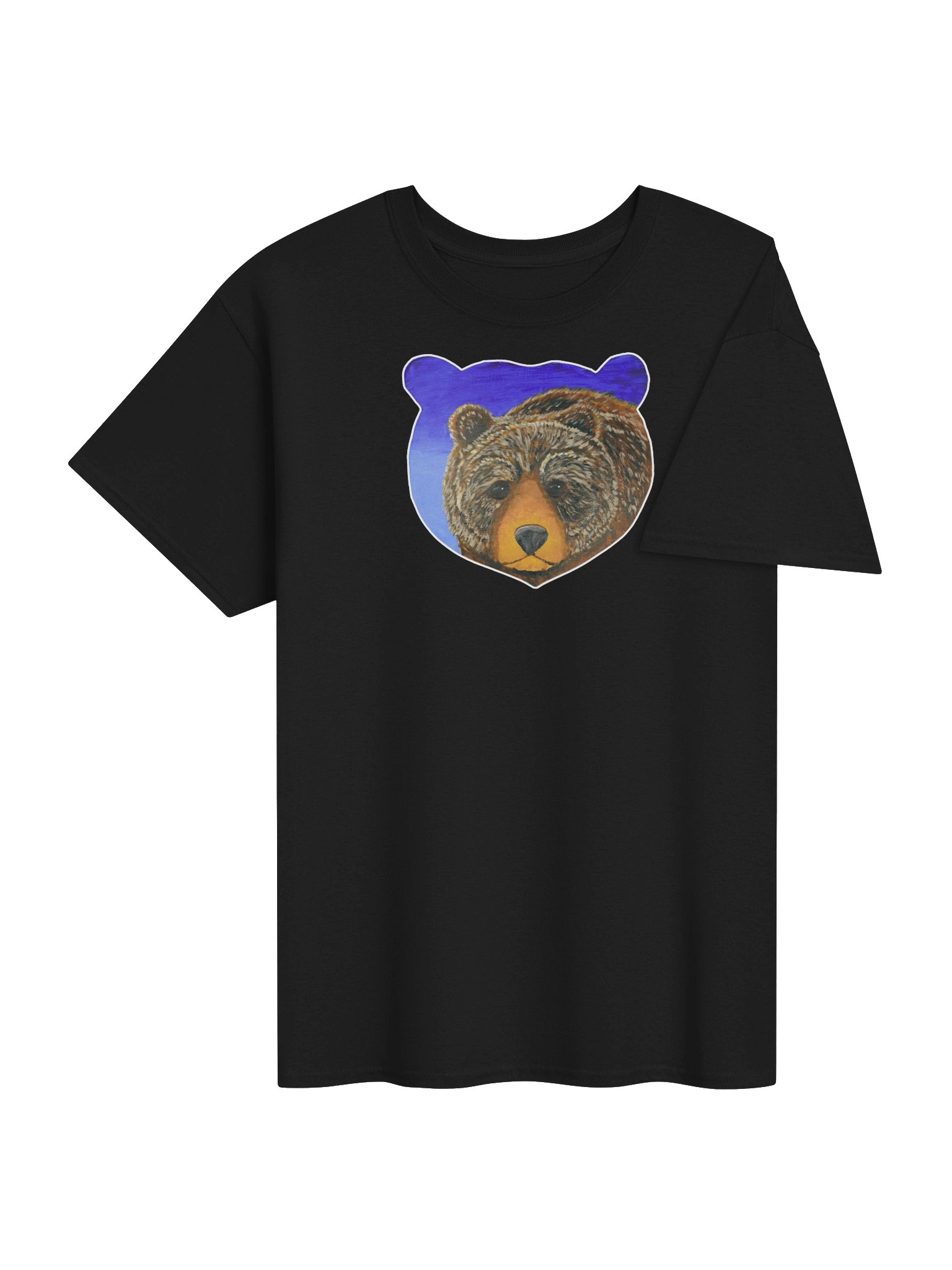 Bear Portrait Painting Print - Gildan Tee product image (34)