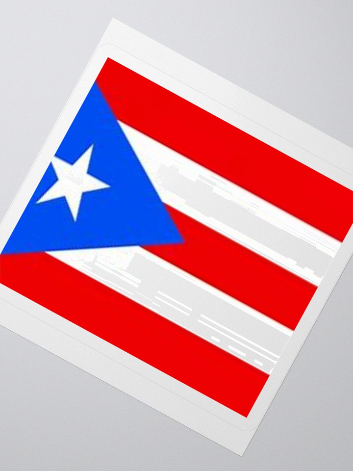 Puerto Rican Flag Sticker - Durable Vinyl for Indoor Use - Multiple Sizes Available product image (6)