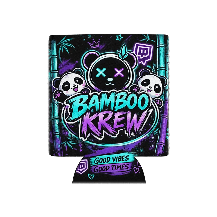Bamboo Krew Neon Panda Can Cooler product image (1)