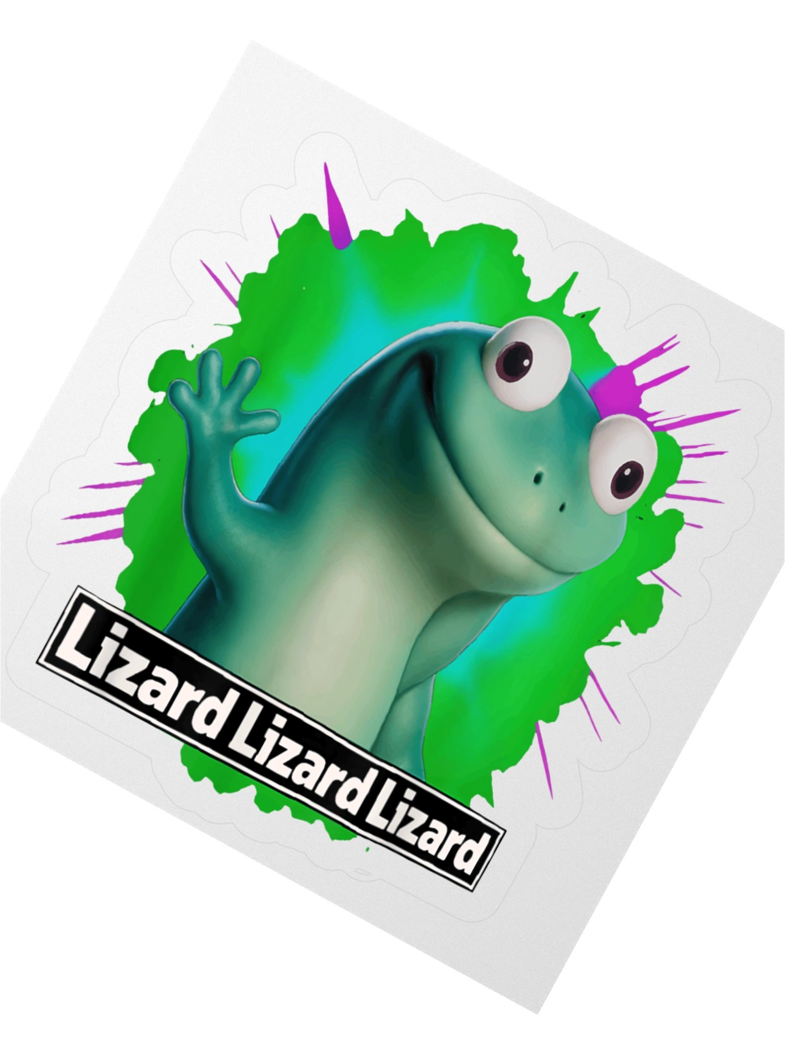 Funny Lizard Lizard Lizard Click Trending Meme Sticker product image (2)
