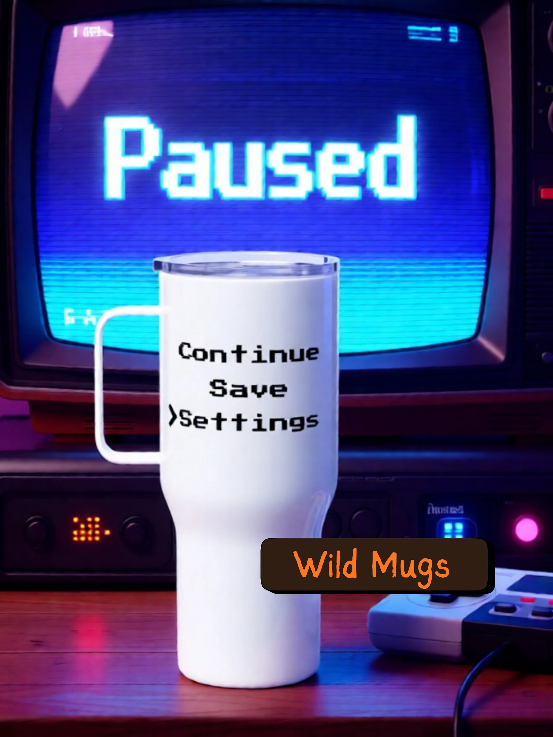 Press Pause Travel Mug product image (1)