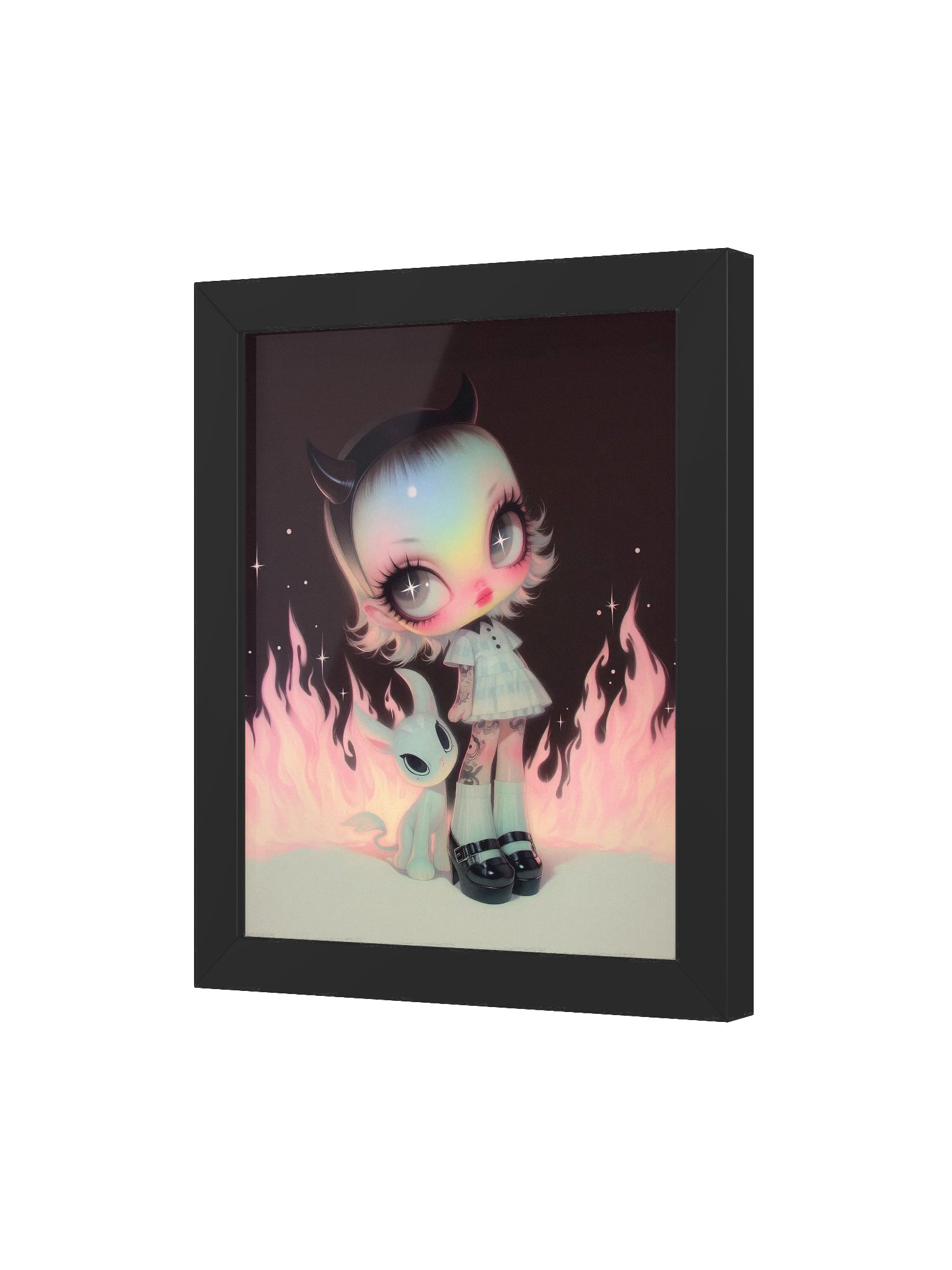 Still, I Burn Framed Print product image (3)