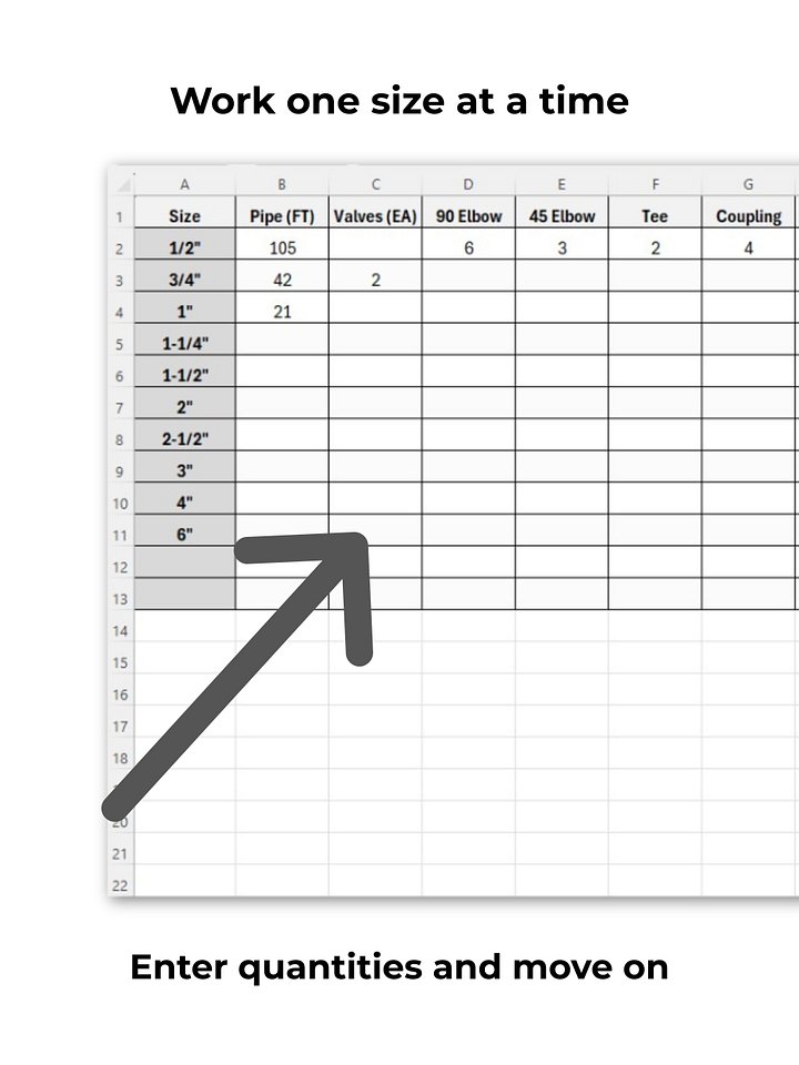 Construction Takeoff Template (Free Excel Tool) product image (2)