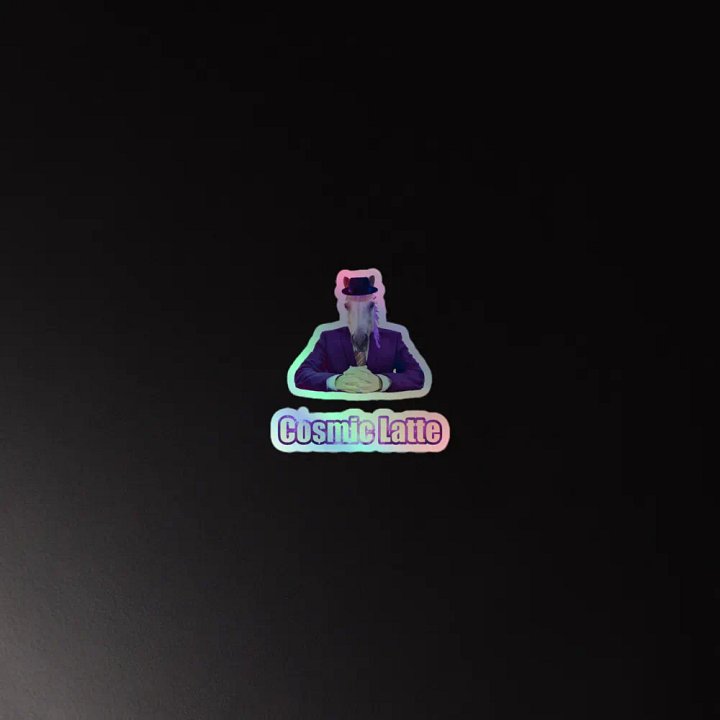 Cosmic Latte Horse sticker product image (2)