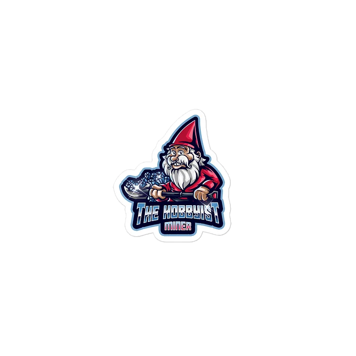 The Hobbyist Miner Gnome Die-Cut Sticker product image (2)