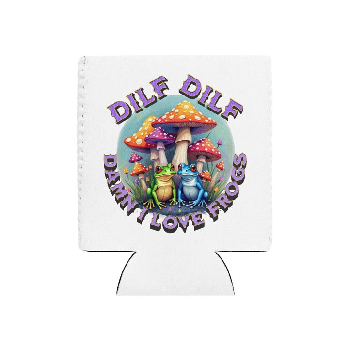 DILF Damn I Love Frogs Fantasy Can Cooler product image (1)