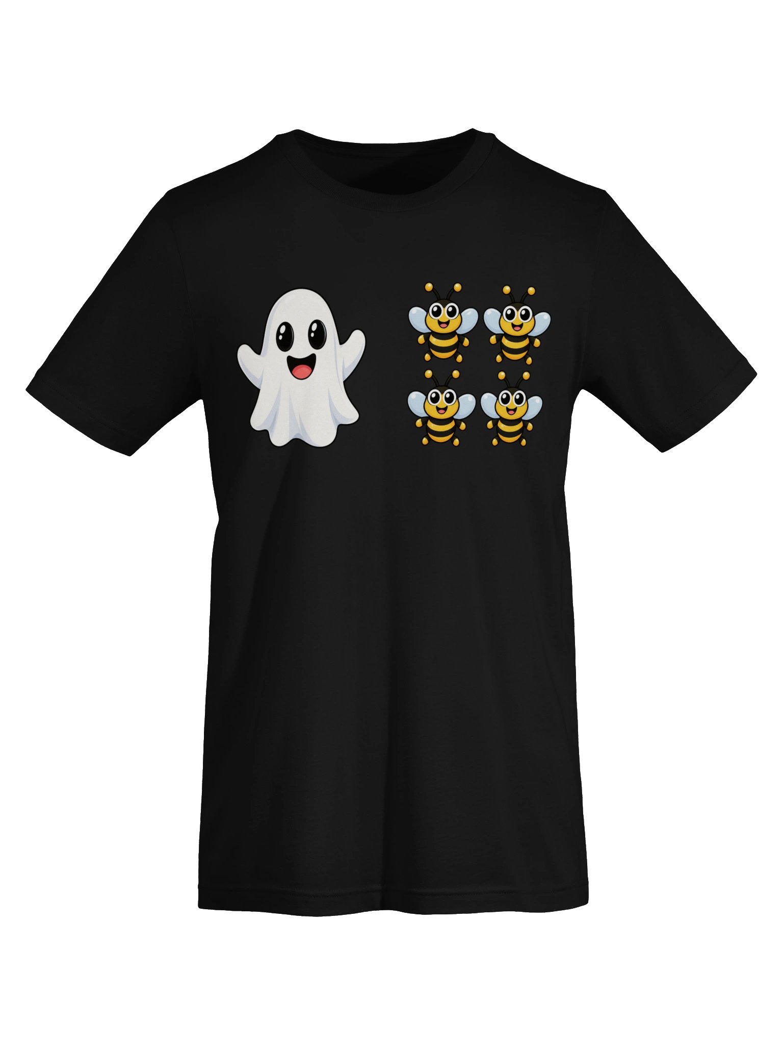 Funny Boo Bees T-shirt | Cute Ghost with Four Bees shirt, Funny Halloween Ghost Bees product image (104)