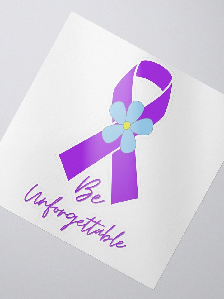 Alzheimers Awareness Kiss Cut Stickers product image (2)