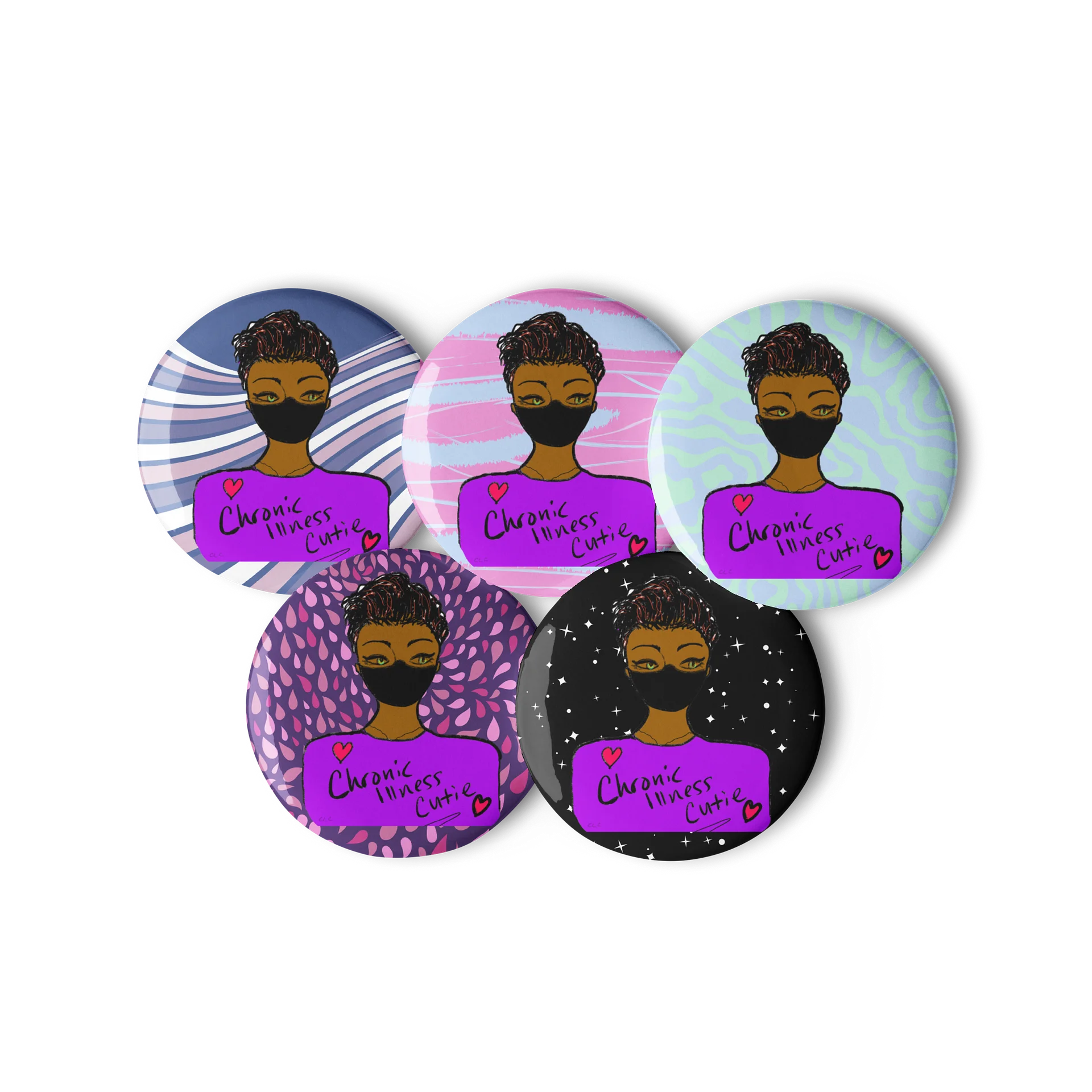 Chronic Illness Cutie button product image (2)