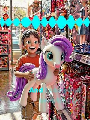 He looked at a GI Joe. Looked at a slinky. Then he saw the pony. Purple. Long hair. A brush. And he knew. The room did not. Episode 1 of From Before I Had a Flag is in the archive. https://read.dearfutureoverlords.com/p/frombeforeihadaflage1p1?utm_source=tiktok&utm_medium=social&utm_campaign=episode