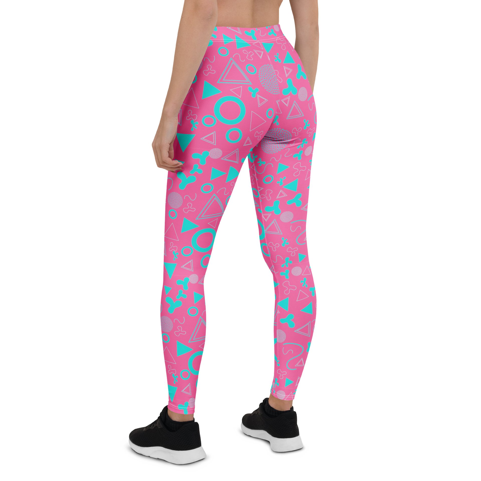 Fashion-Forward Vibrant Geometry Leggings for Daily Wear product image (2)