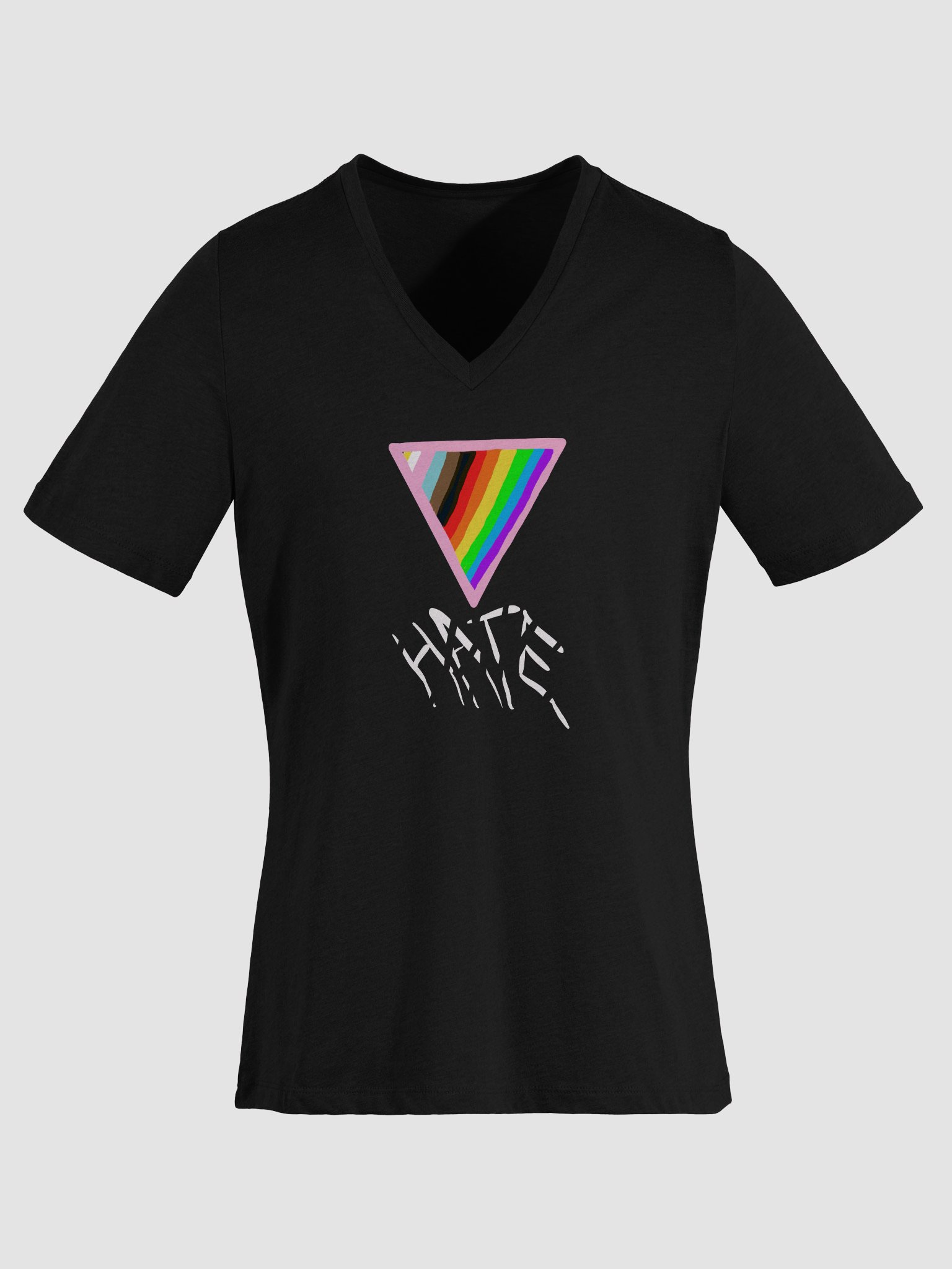 Crush Hate Relaxed V-Neck Tee product image (26)