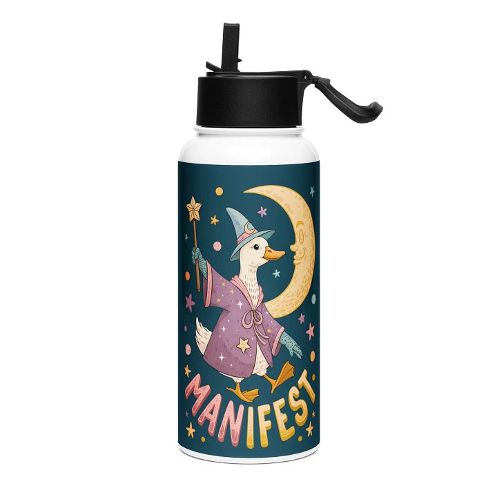 Manifesting Magic Stainless Steel Water Bottle product image (1)