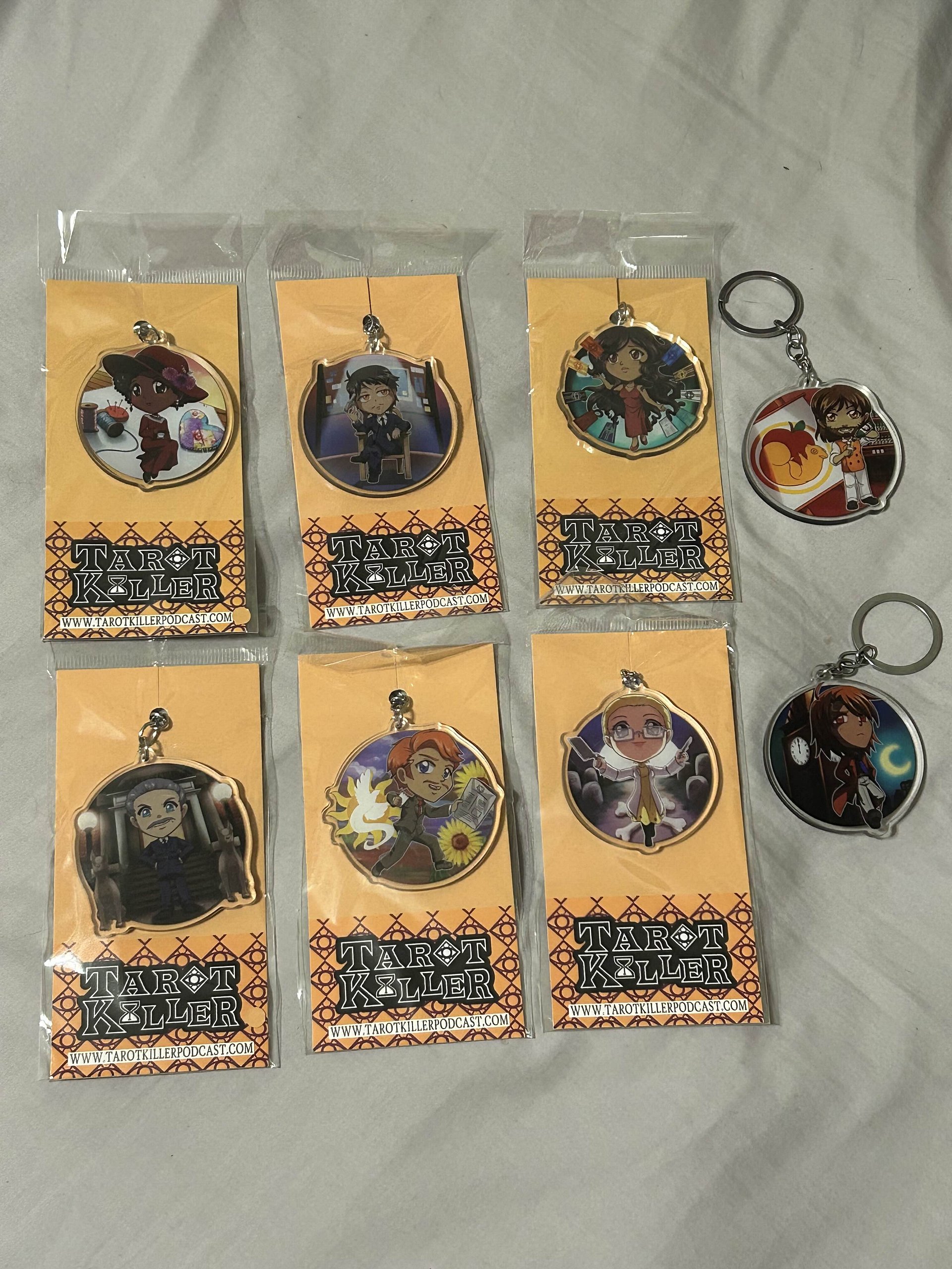 Tarot Keychain Character Set product image (1)