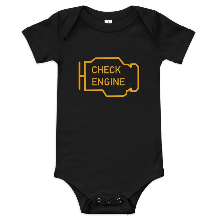 Check Engine Baby One-Piece product image (1)