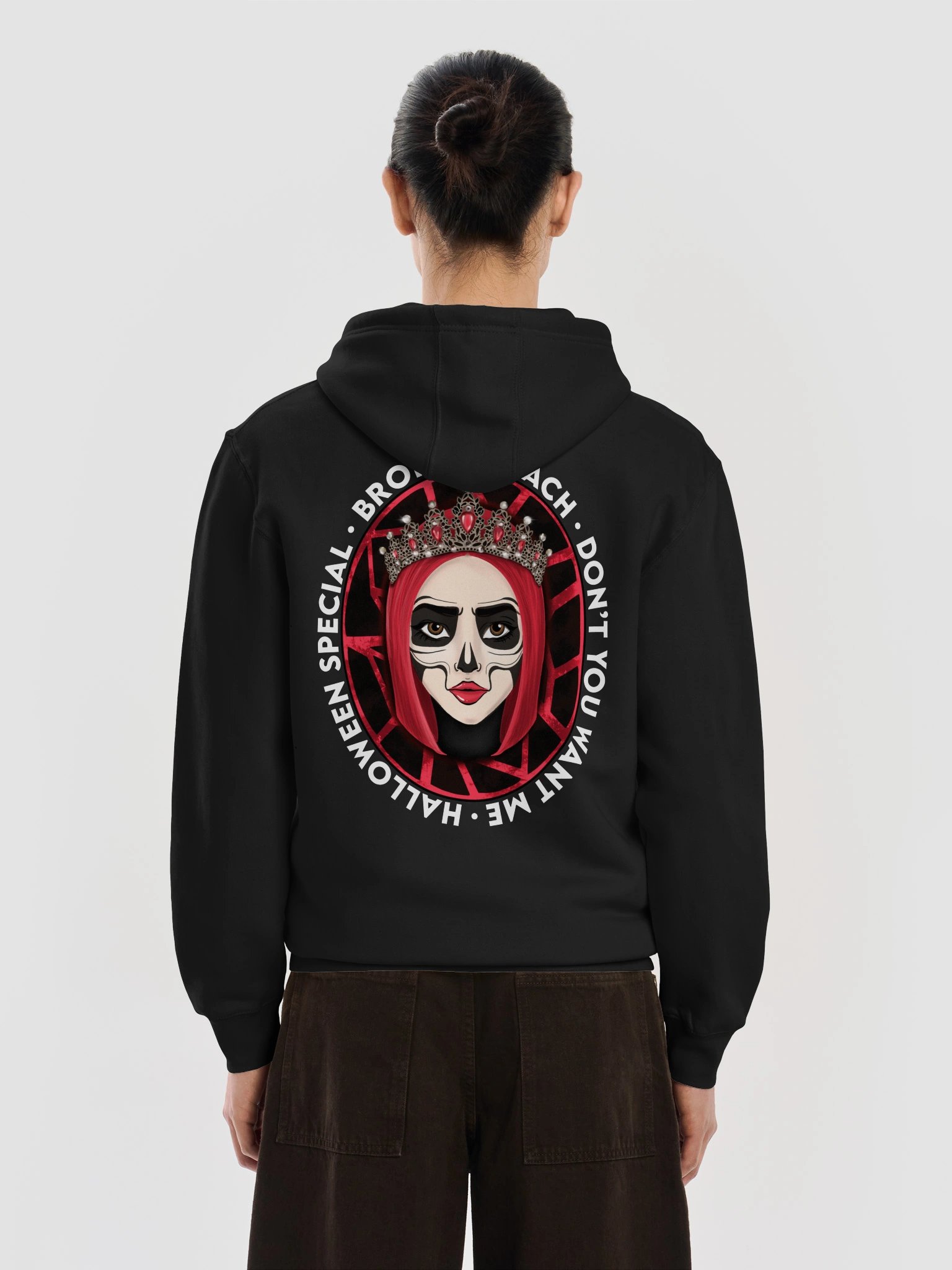 Broken Peach – Unisex Full Zip Hoodie Don’t You Want Me product image (6)