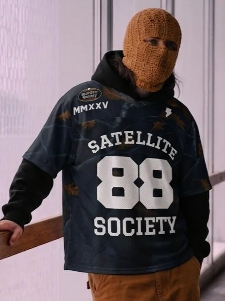 Satellite Society Boxy Football Jersey product image (1)