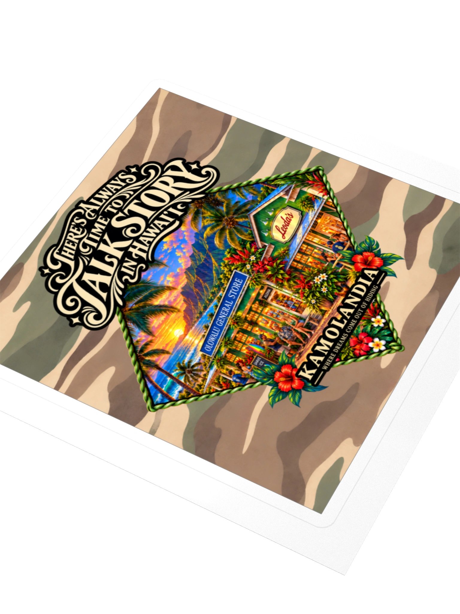 General Store — Talk Story Sticker Camo product image (3)