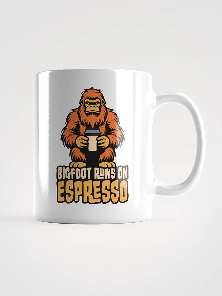Bigfoot Runs on Espresso Coffee Mug product image (1)
