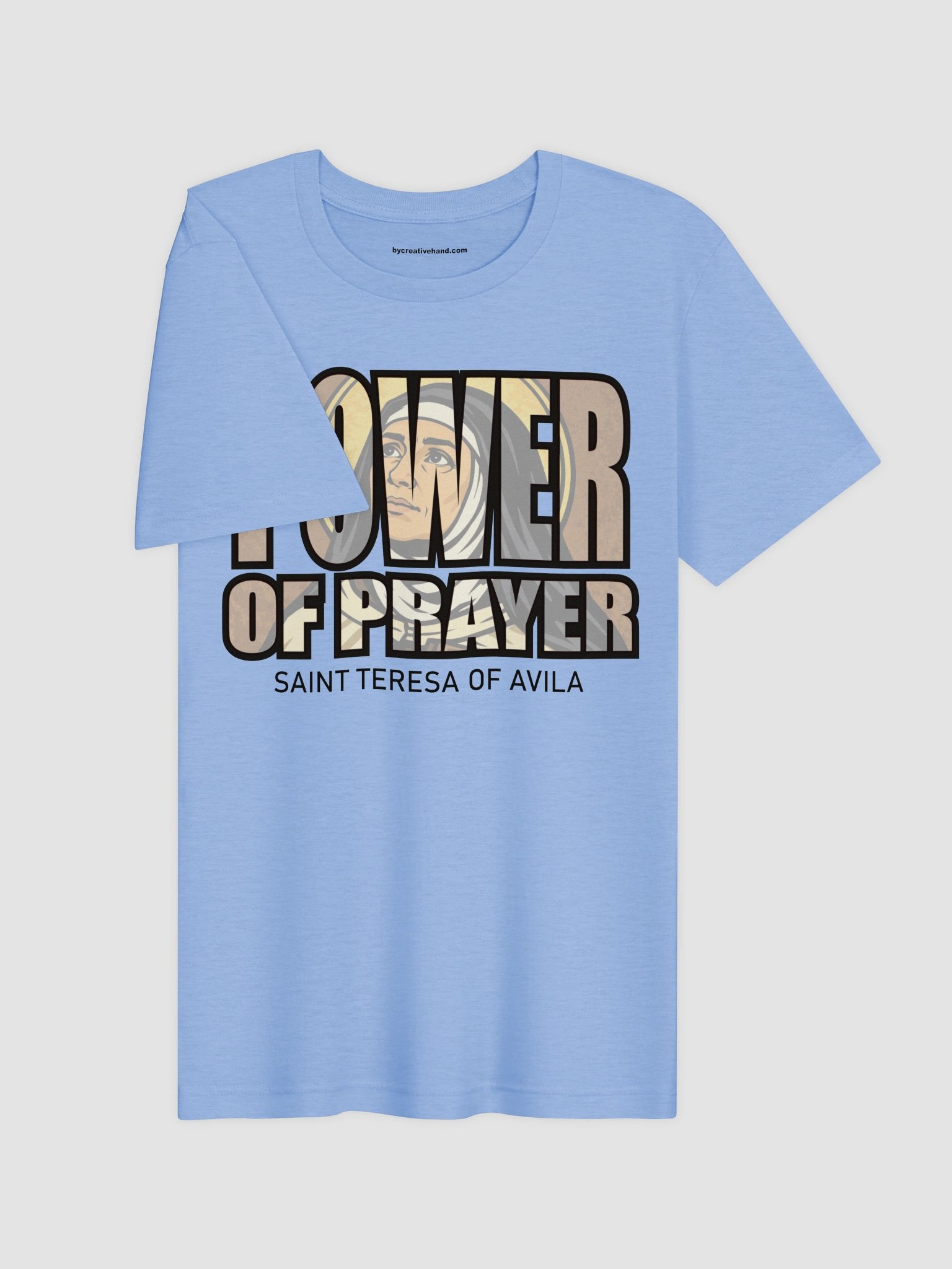 Power of Prayer - Saint Teresa of Avila T-Shirt (Front & Back) product image (3)