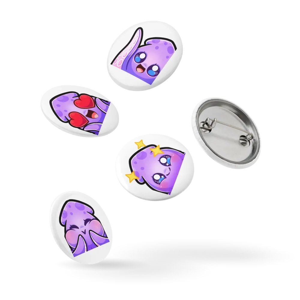 Squid Emote Pin Set [1] product image (5)