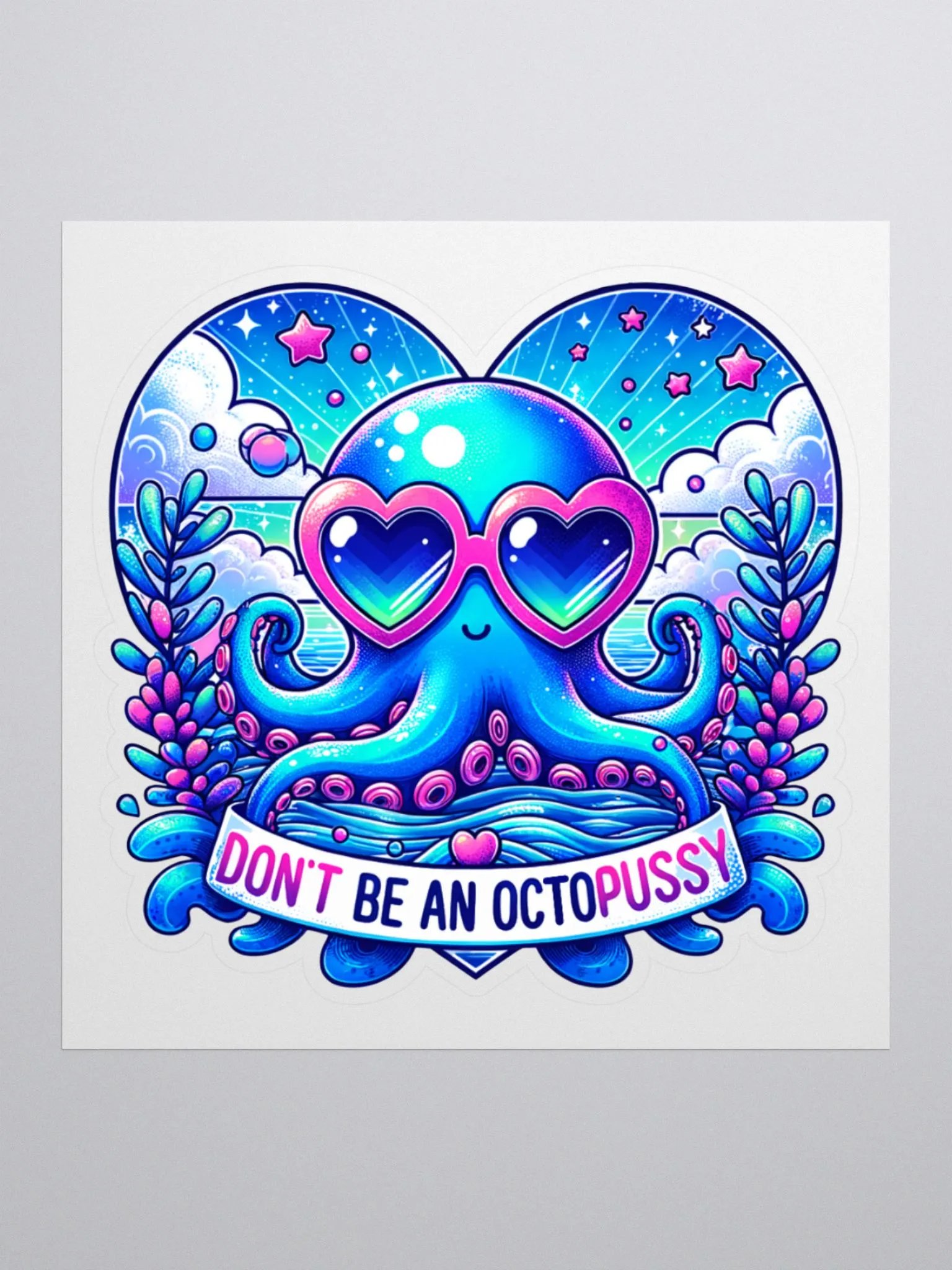 Octopus Kiss Cut Stickers product image (1)