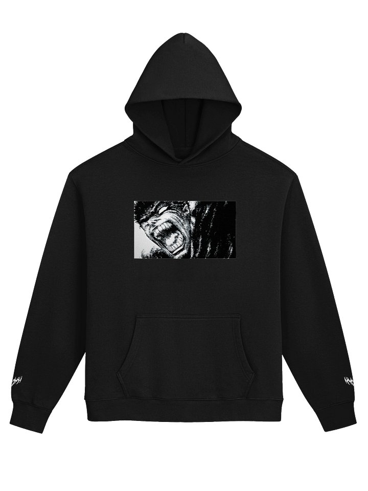 🌘 SC x BERSERK // COLLAB | BLACK-SWORDSMAN PREMIUM STREETWEAR HOODIE product image (1)