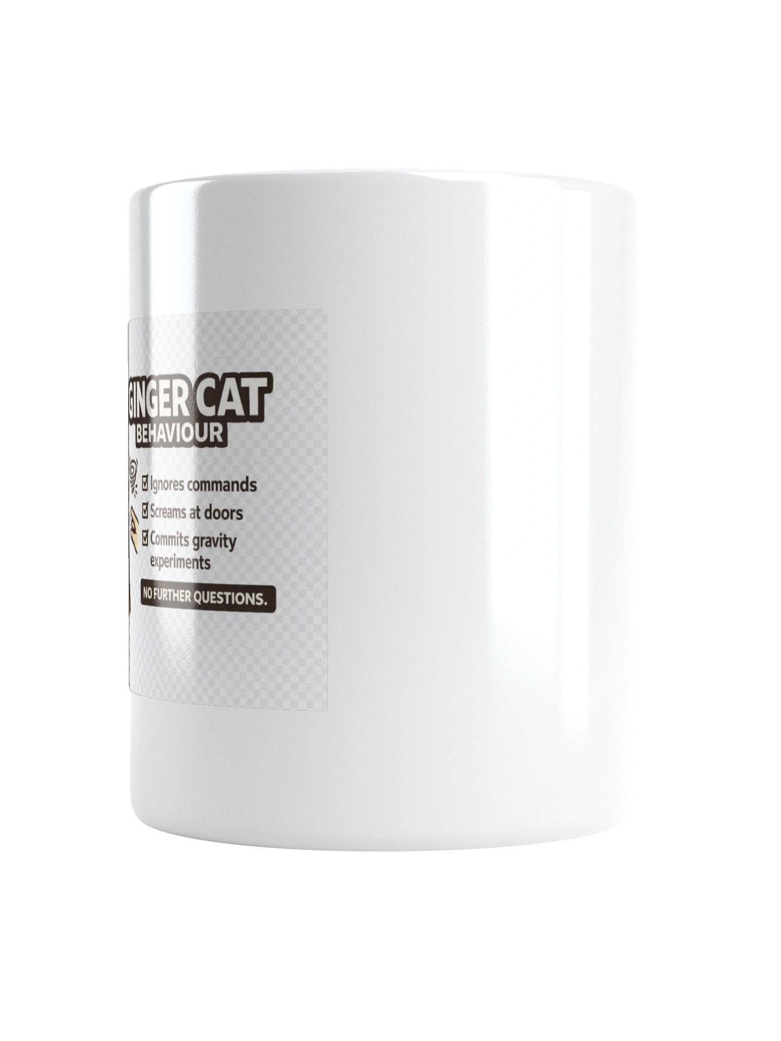 Ginger Cat Behavior Checklist Mug product image (16)
