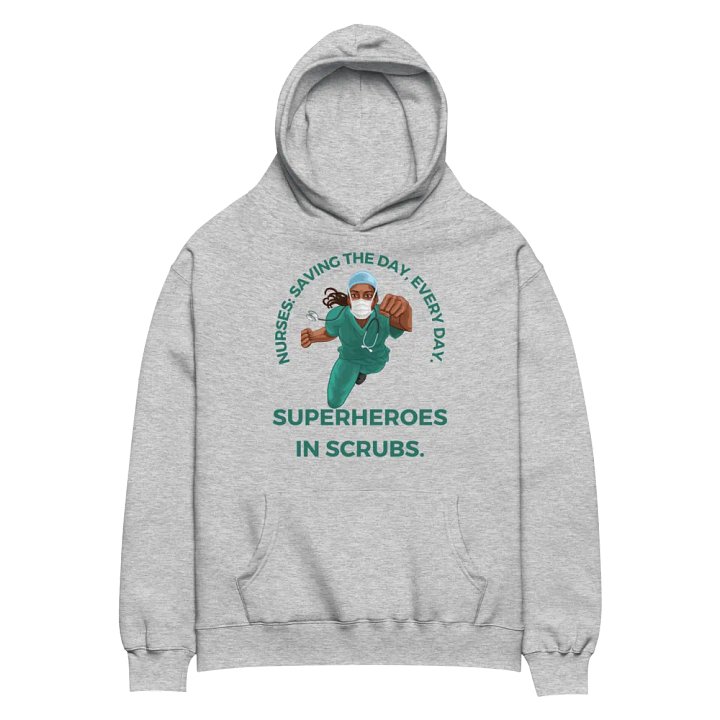 Nurse Superhero Appreciation Oversized Hoodie product image (2)