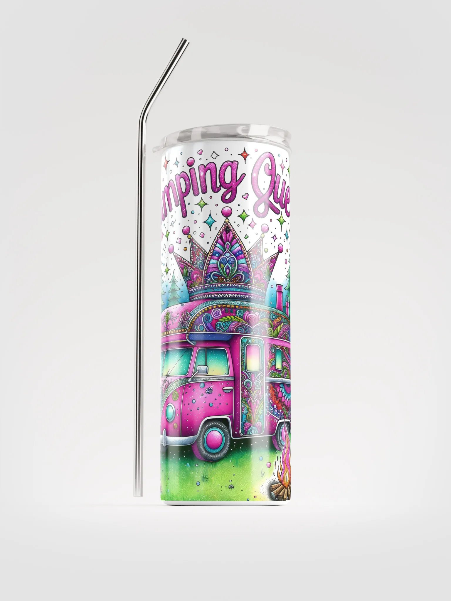 Camping Queen Stainless Steel Tumbler product image (2)