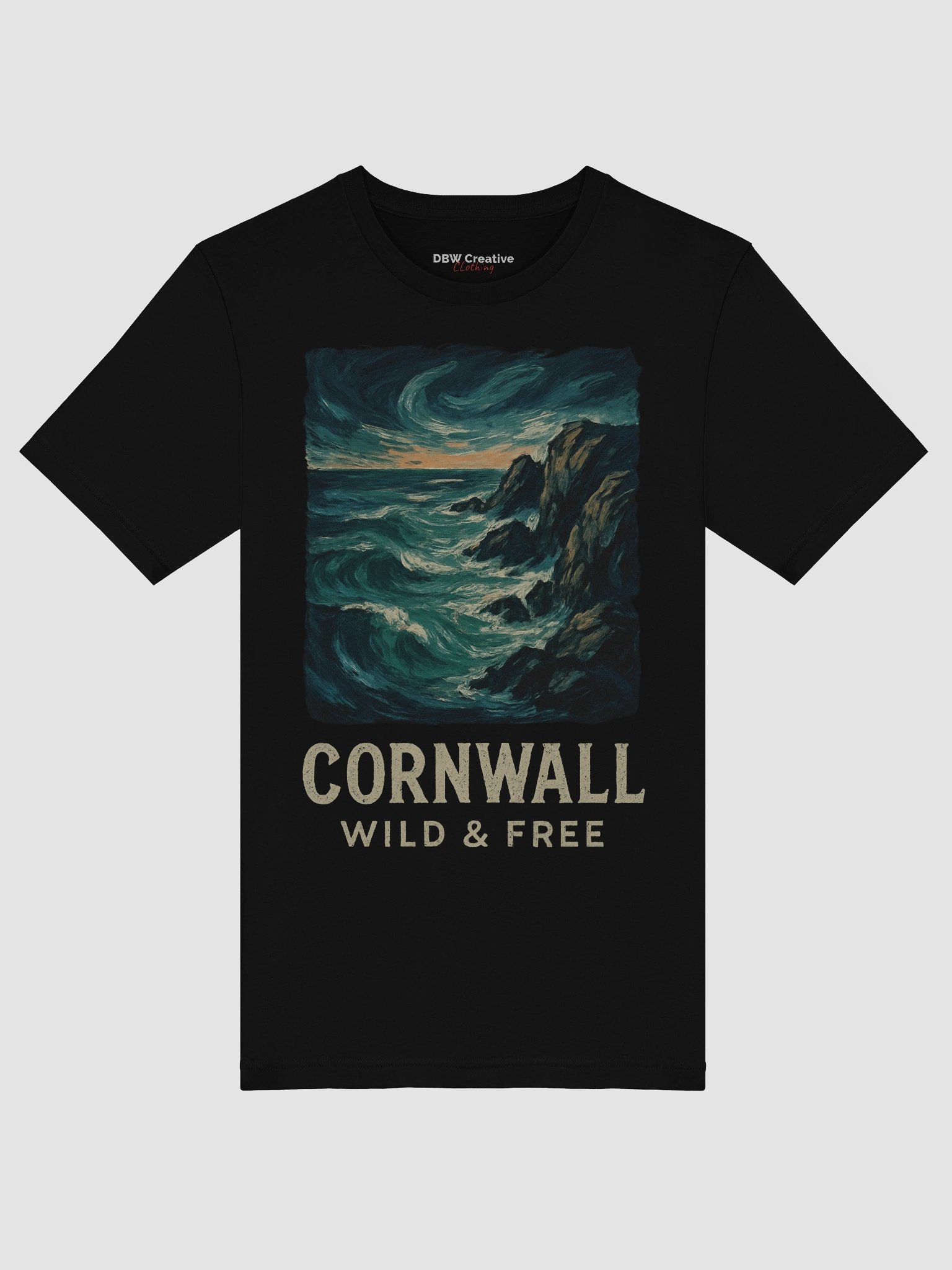 Wild Cornwall Coastal Art Tee product image (5)