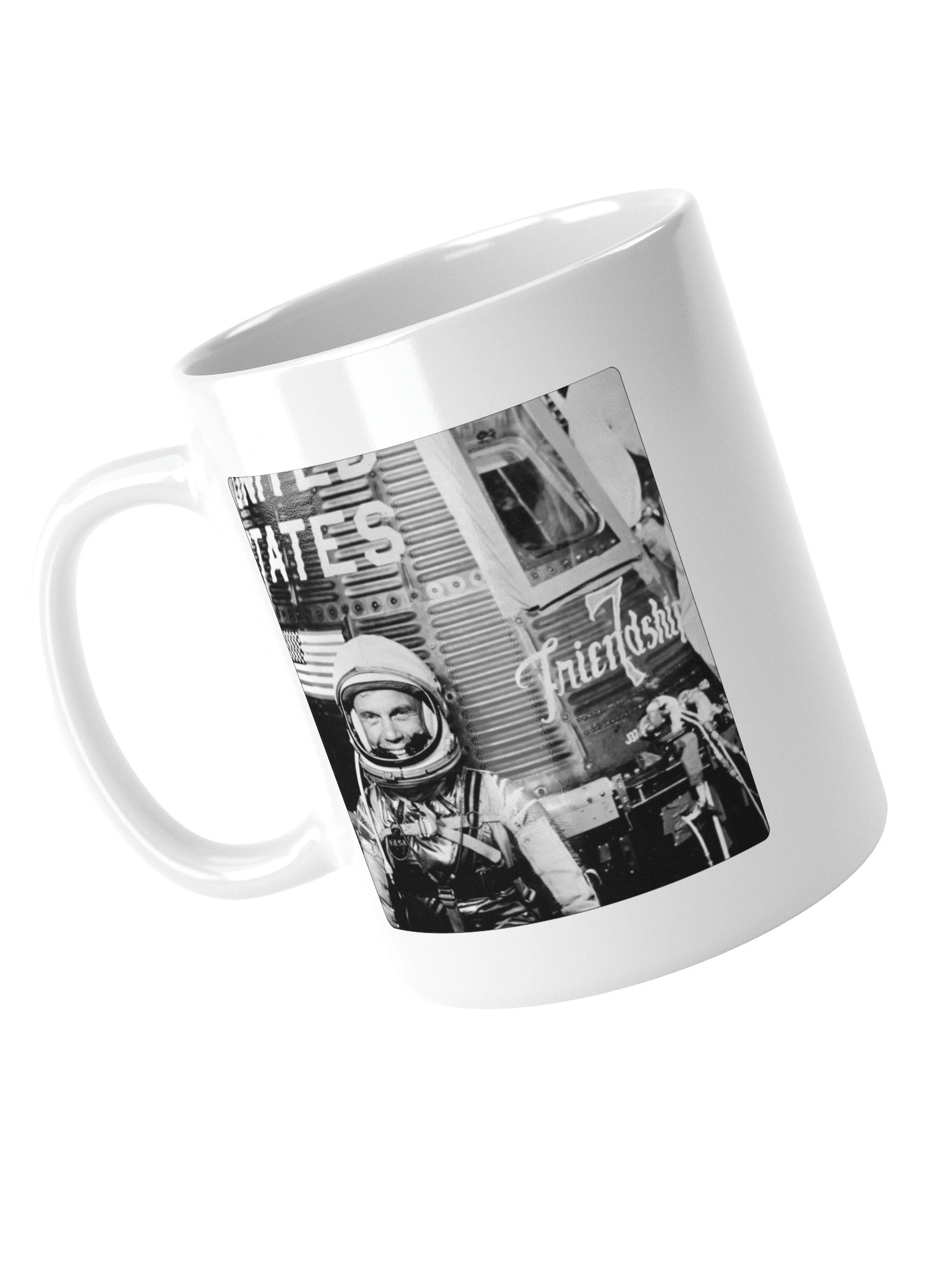 John Glenn First US Orbital Fight Mug product image (13)