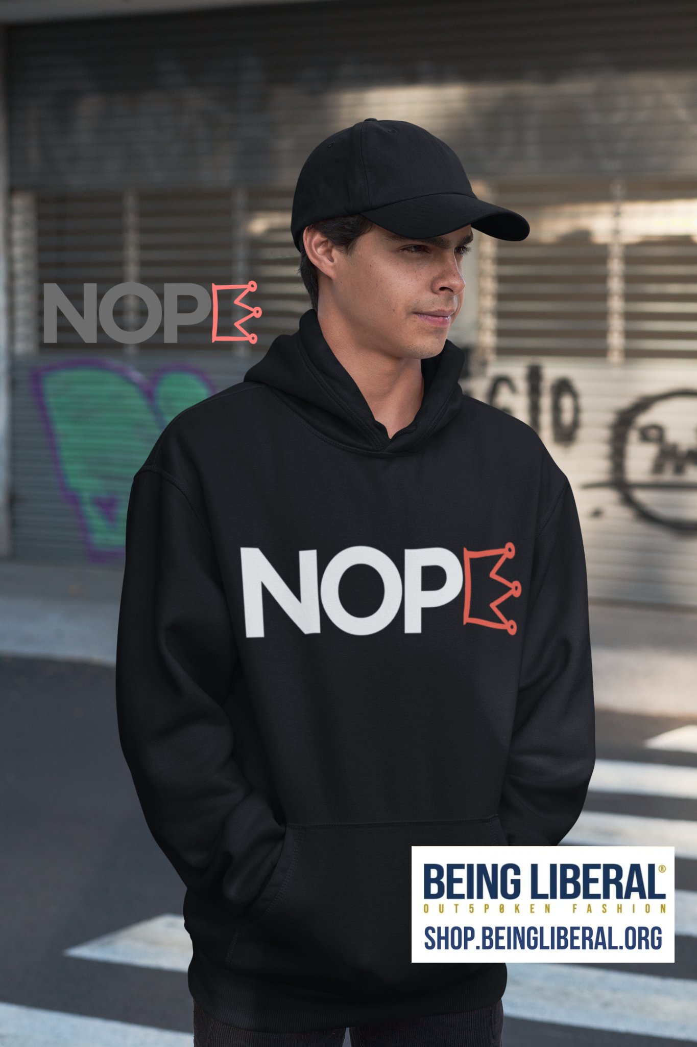 NOPE No Kings Hoodie - Being Liberal product image (1)