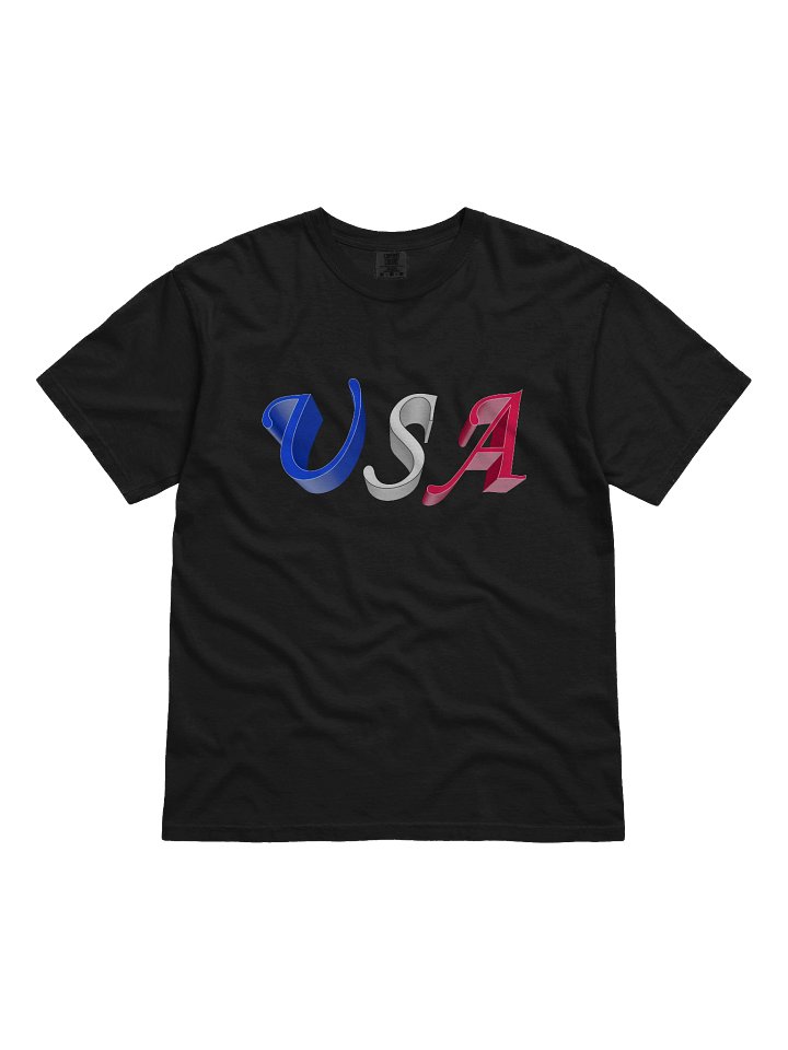 USA embossed Tee product image (1)